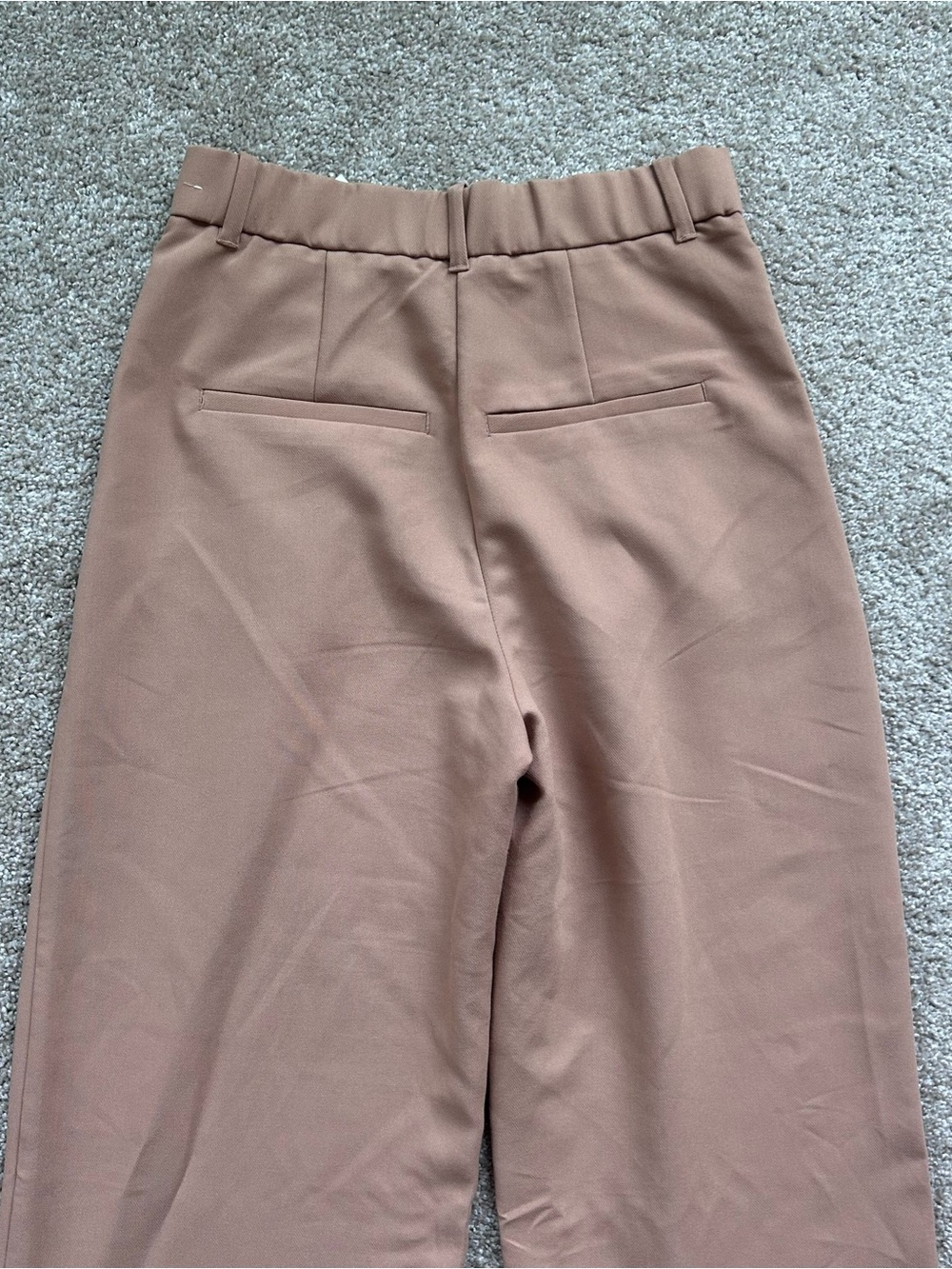 Abercrombie & Fitch Sloane Wide Leg Pants Womens 27 4L Long Tan Pleated Trouser - Picture 12 of 12